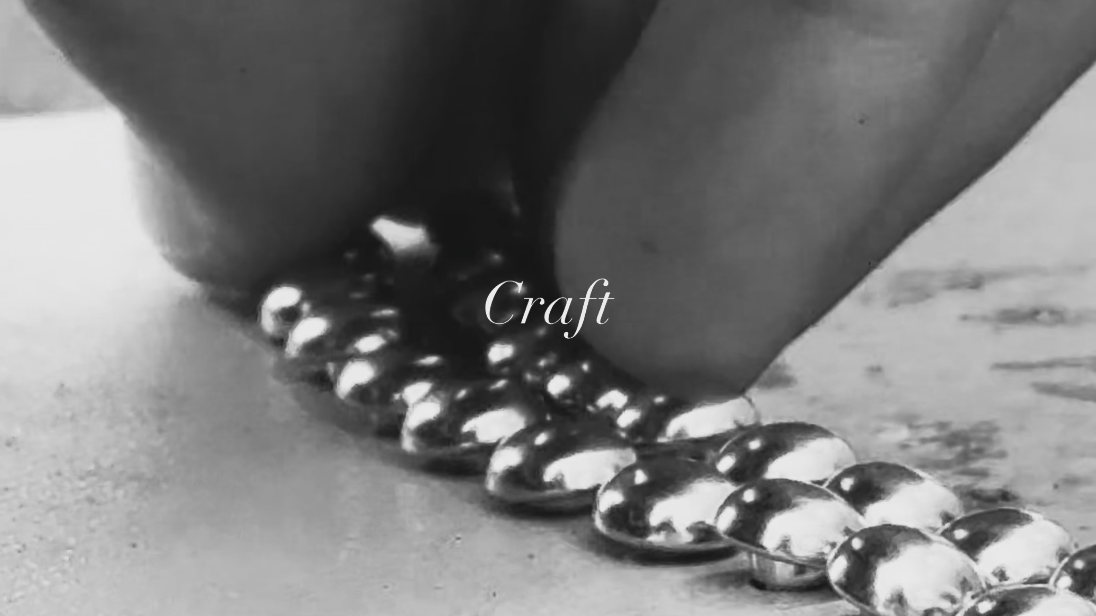 Load video: 100 Hand-hammered studs in the making